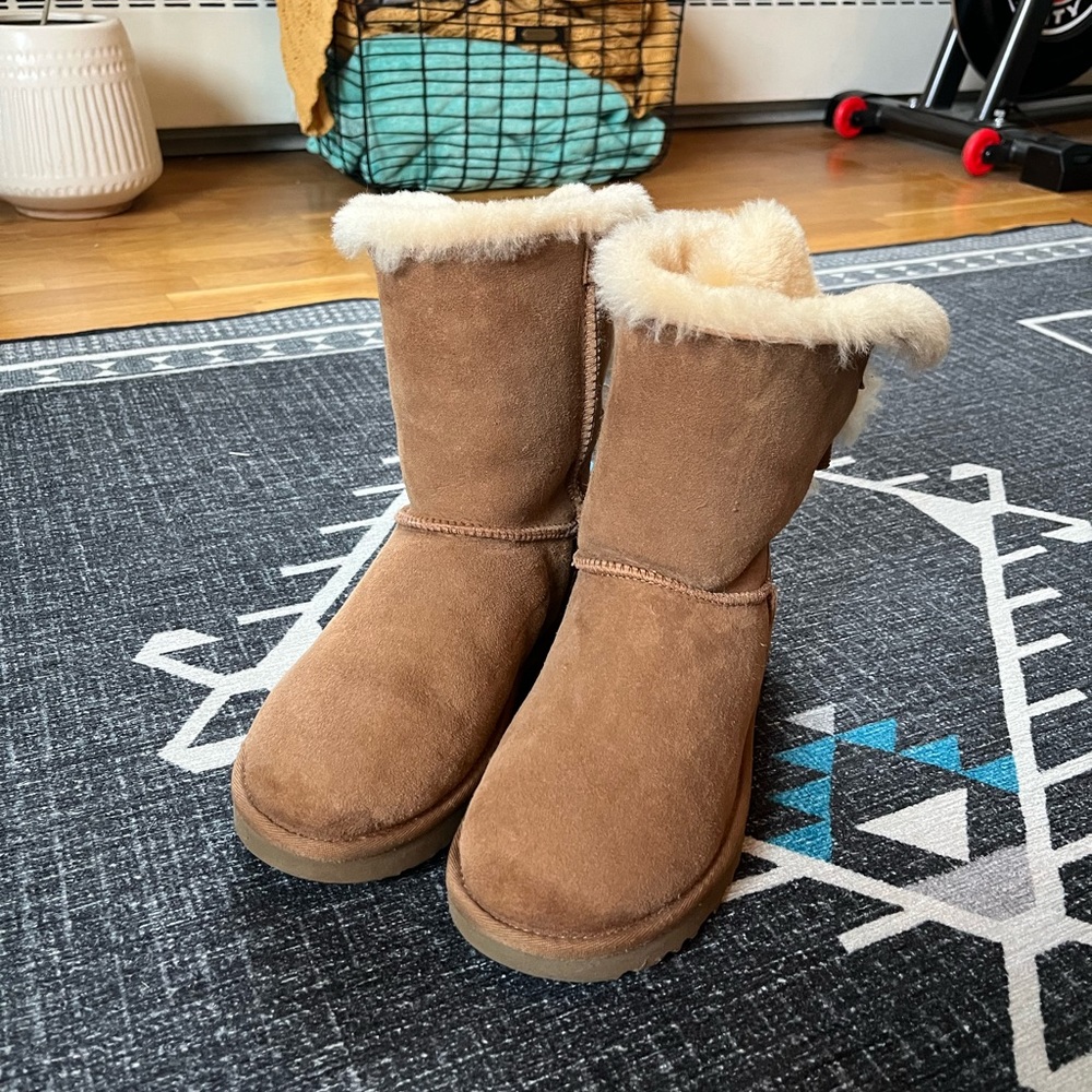 Ugg boots, lace up on the back, size 7